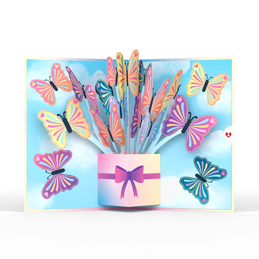 Lovepop Act Like It’s Your Birthday Butterflies Pop-Up Card