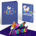 Lovepop Happy Birthday Cats Pop-Up Card and Sentiment Set for Daughter
