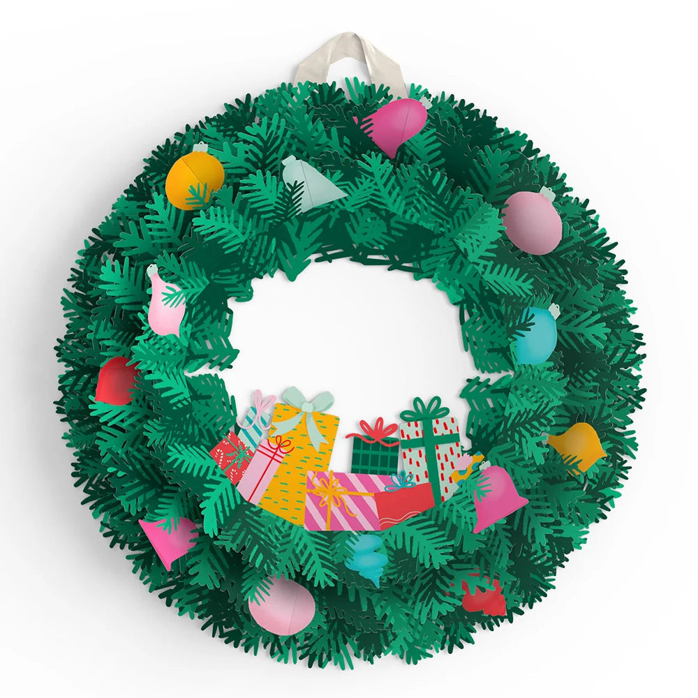 Lovepop Christmas Joy Wreath and Poinsettia Merry & Plentiful Sentiment Set