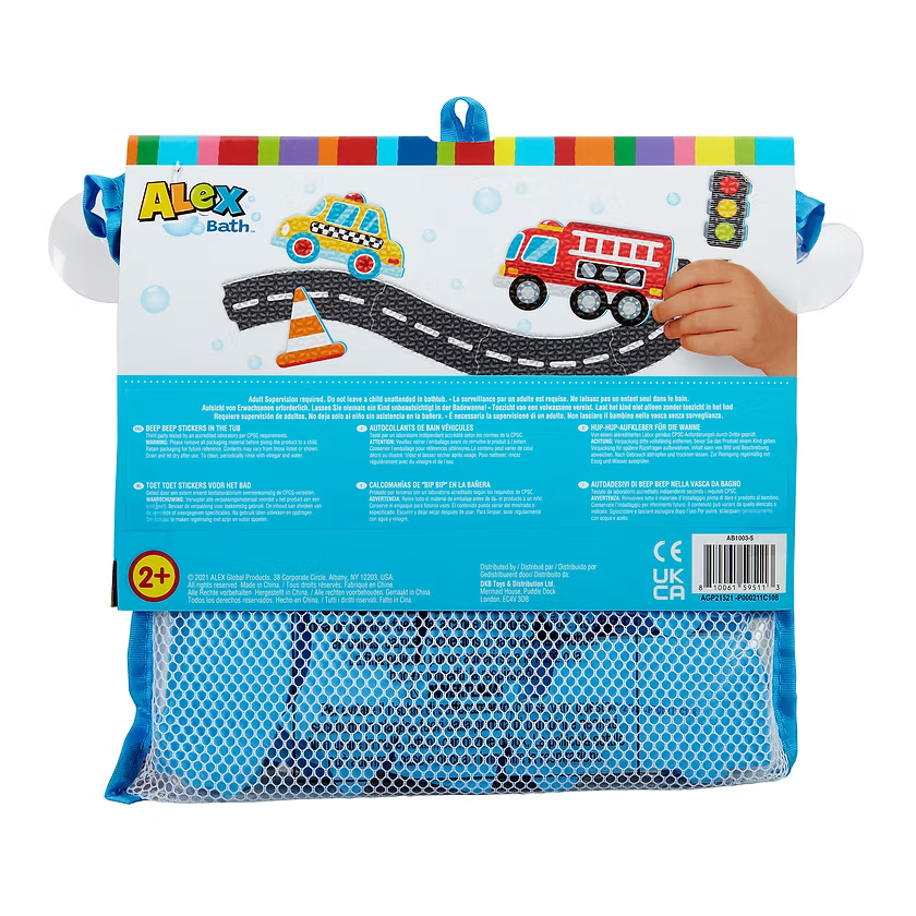 Alex – Bath – Beep Beep Stickers In the Tub Cream