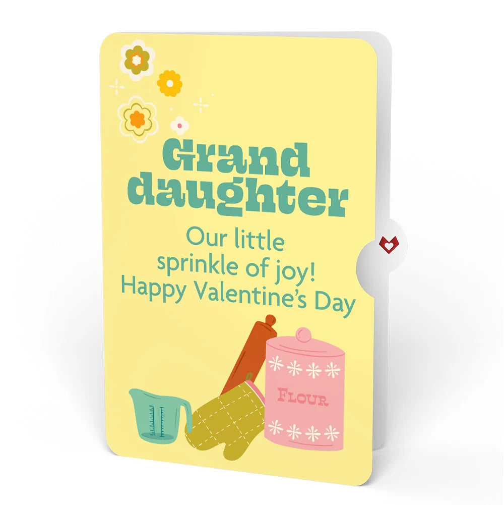 Lovepop You Bake the World a Better Place Valentine Pop-Up Card and Sentiment Set for Granddaughter Bowl