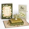 Lovepop Cheers to a New Chapter 80th Birthday Pop-Up Card and Sentiment Set