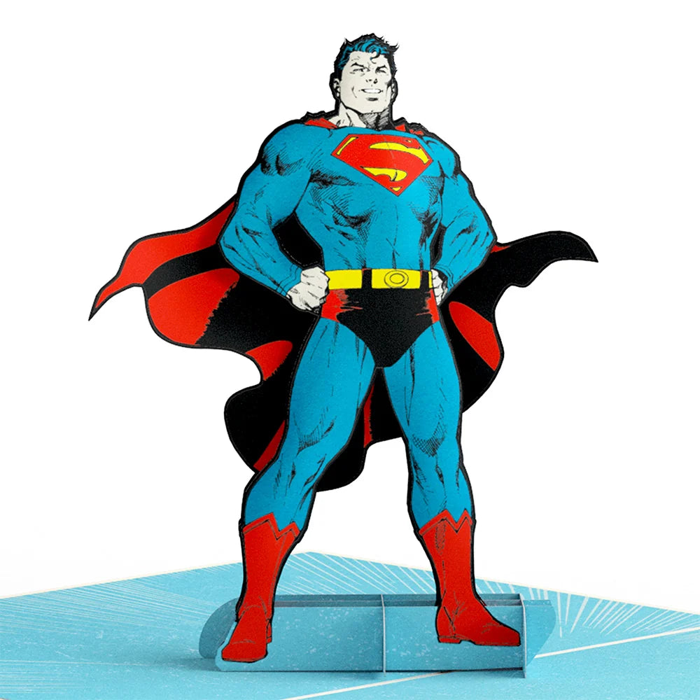 Lovepop Superman Comic Book Birthday Pop-Up Card