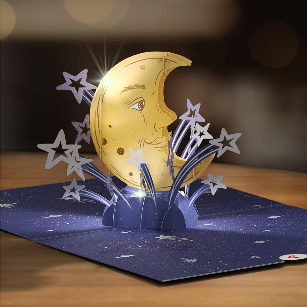 Lovepop Whimsical Love Light-Up Pop-Up Card 3-Pack