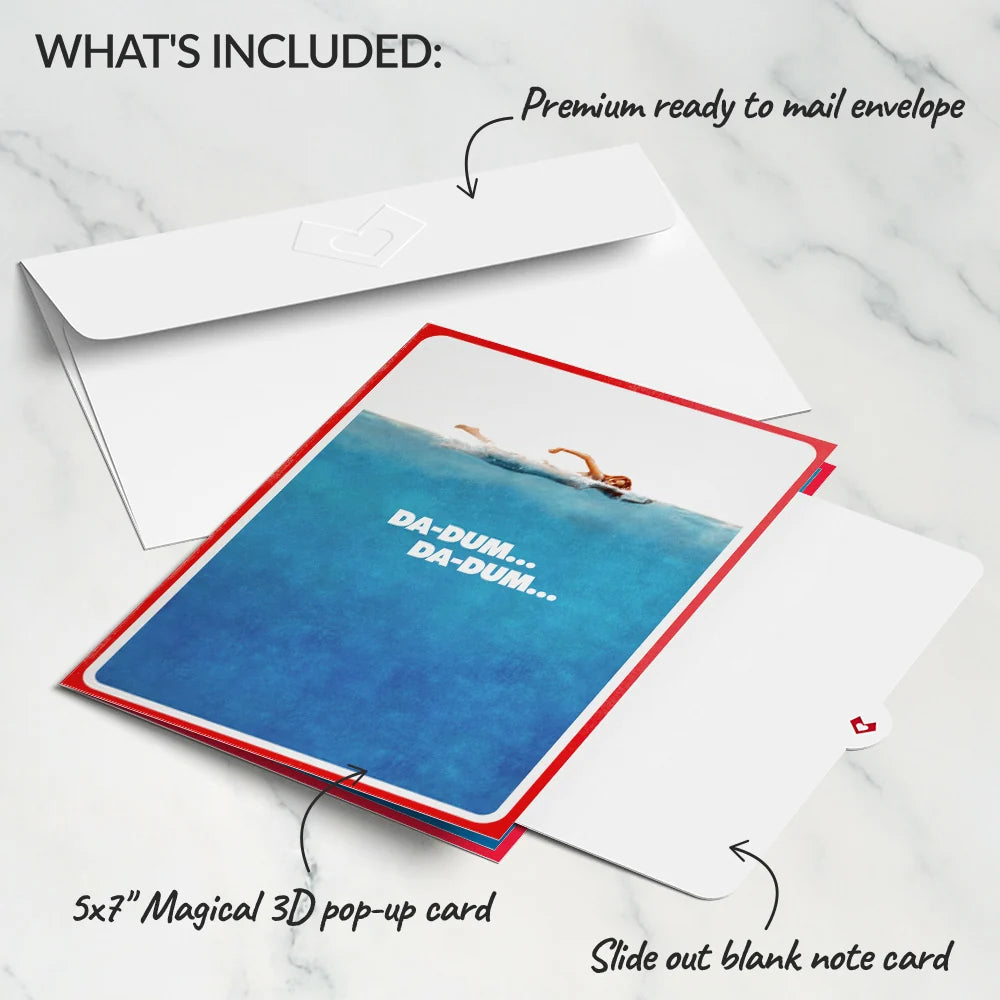 Lovepop Jaws Have a Killer Day Pop-Up Card