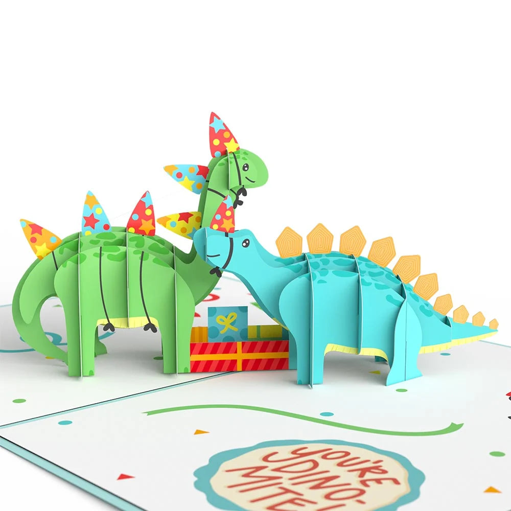 Lovepop Dinosaurs 5th Birthday Pop-Up Card and Sentiment Set