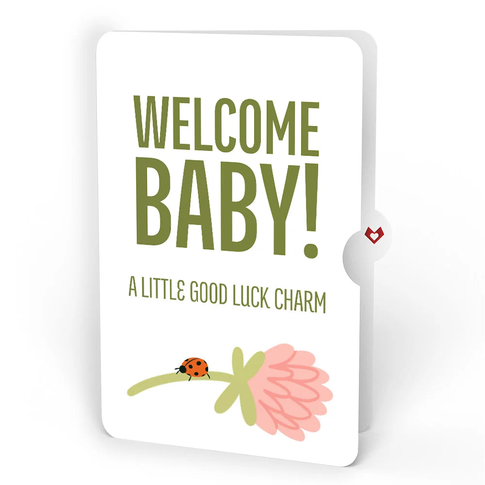 Lovepop Shamrock Fields New Baby Pop-Up Card and Sentiment Set for New Parent Cream