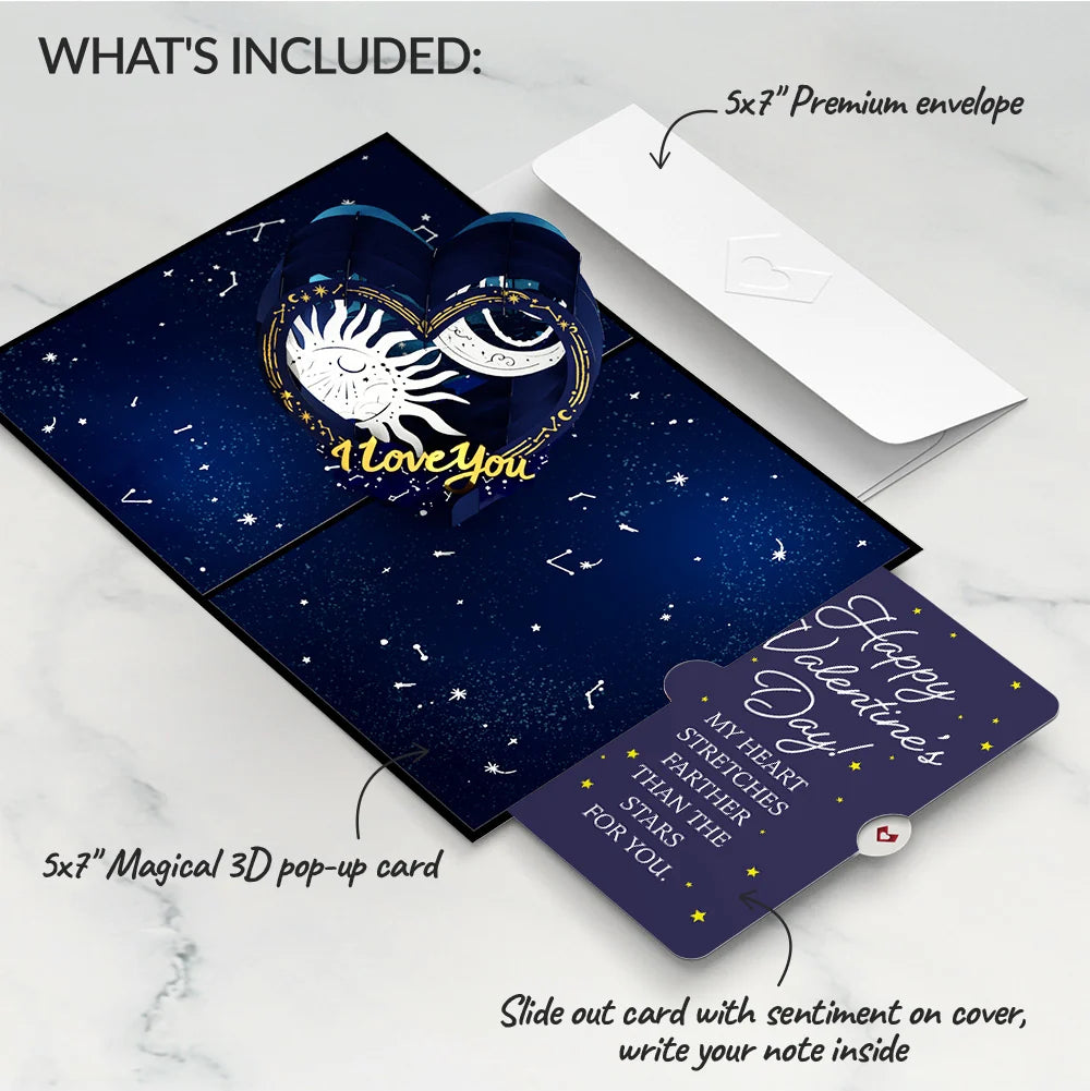 Lovepop Celestial Love Pop-Up Card and Sentiment Set