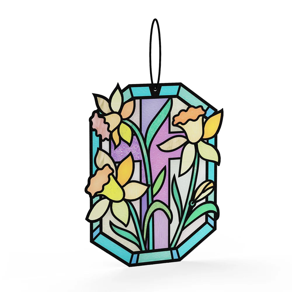 Lovepop Happy Easter Daffodil Suncatcher Card