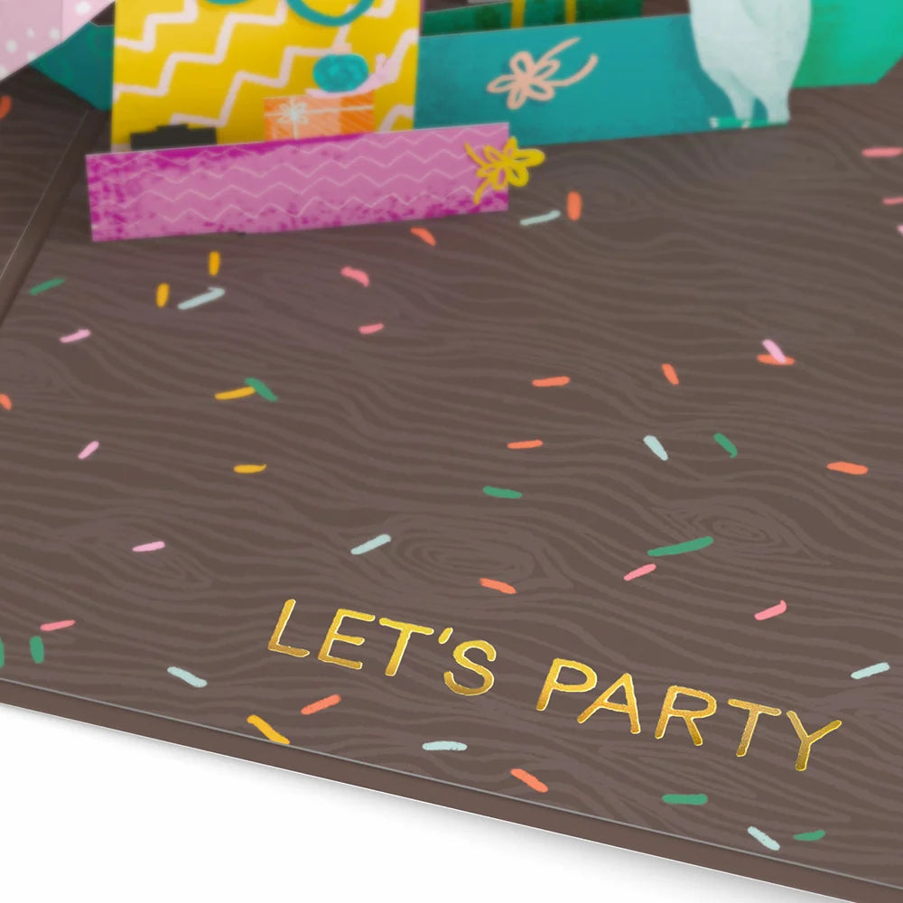 Lovepop Party Animals Birthday Pop-Up Card