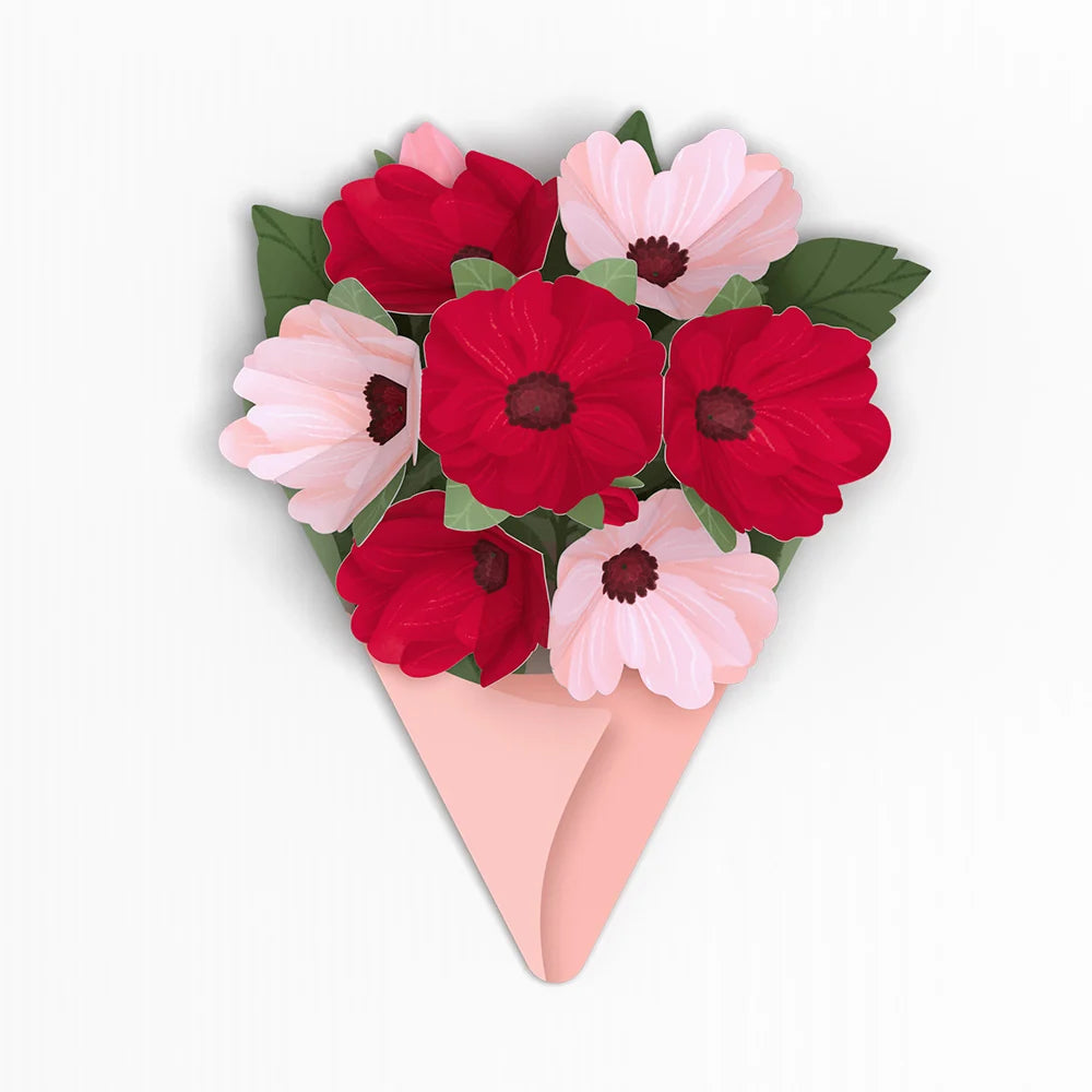 Lovepop Rosy Ruby Little Blooms (Notecard 5-Pack)