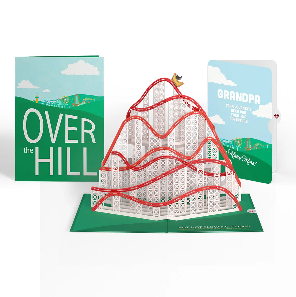 Lovepop Over the Hill Birthday Pop-Up Card and Sentiment Set for Grandfather