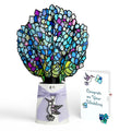 Lovepop Sunlit Hydrangeas Wedding Suncatcher Bouquet and Sentiment Set Glass