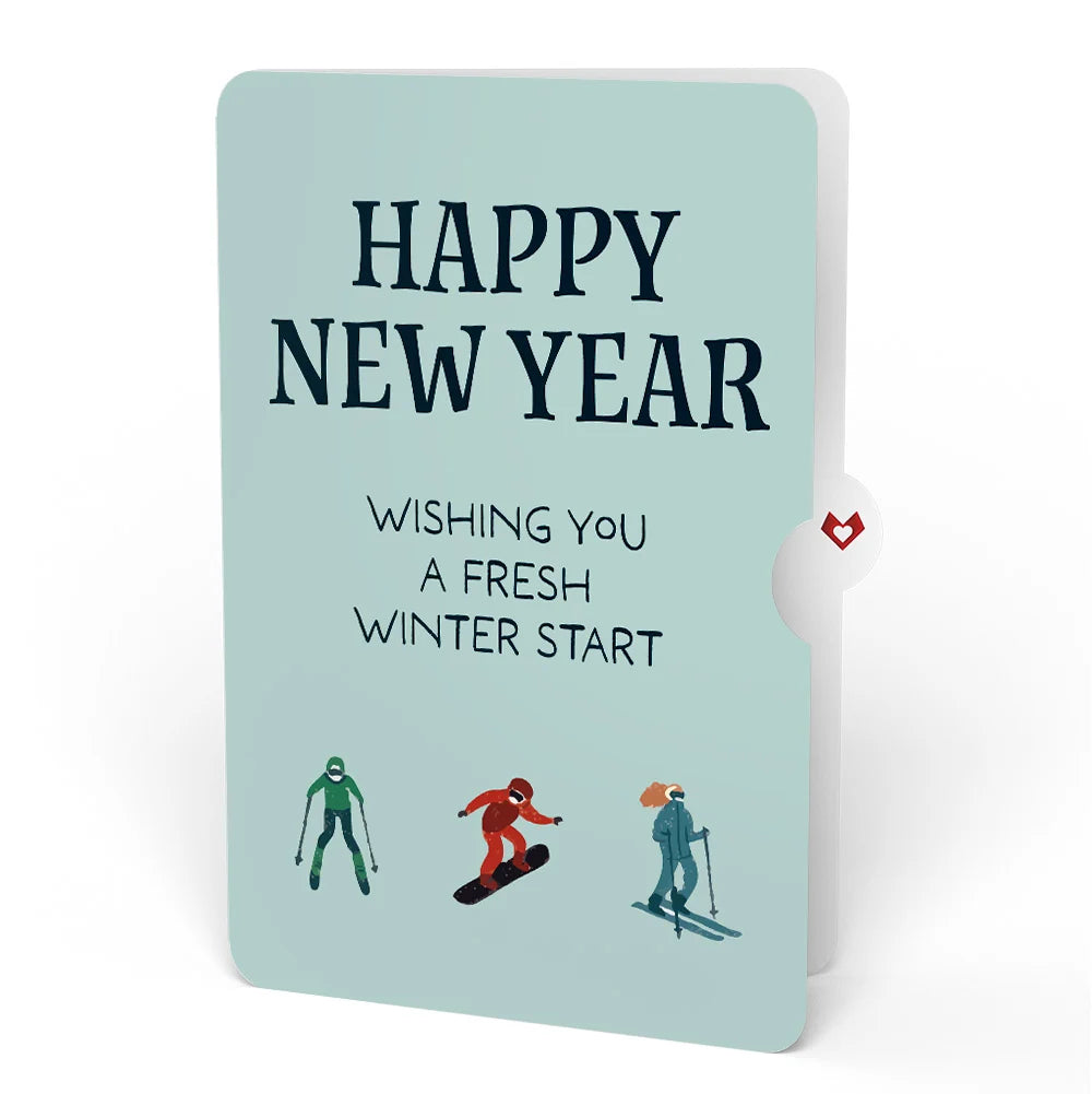 Lovepop Mountain Snowboard Adventure New Year Pop-Up Card and Sentiment Set