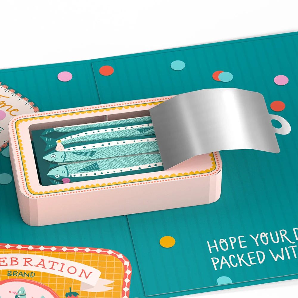 Lovepop Holy Mackerel, It’s Your Birthday Pop-Up Card Lid