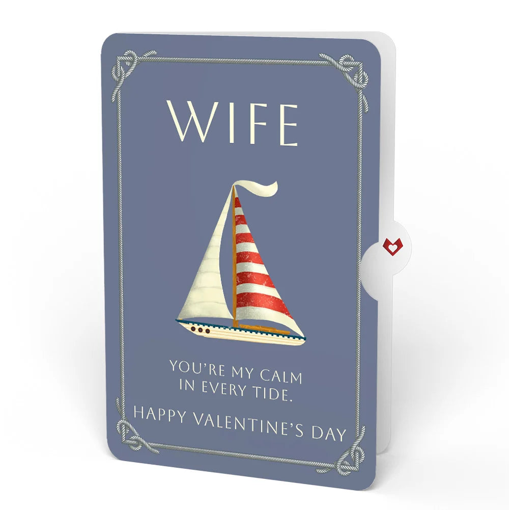 Lovepop ‘Ahoy There’ Valentine Plushpop Card and Sentiment Set for Wife