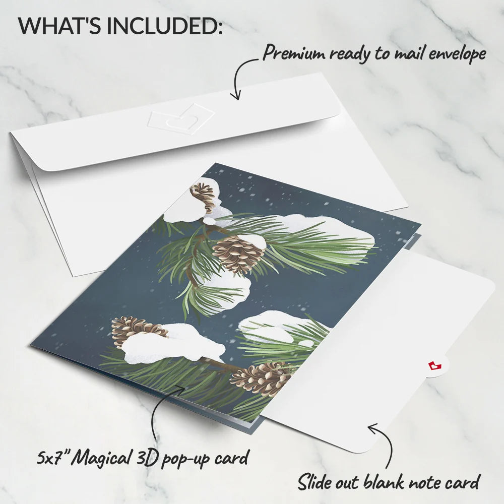 Lovepop Winter’s Eve Vigil Pop-Up Card