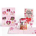 Lovepop Love You Furever Dog Kisses Valentine Pop-Up Card and Sentiment Set for Granddaughter