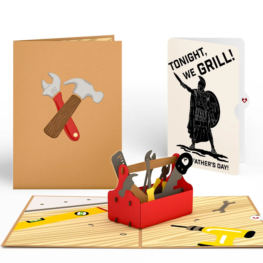Lovepop Toolbox Father’s Day Pop-Up Card and Spartan Grilling Sentiment Set