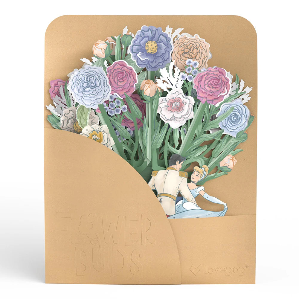 Lovepop Disney’s Cinderella & Prince Charming Flower Buds Bouquet