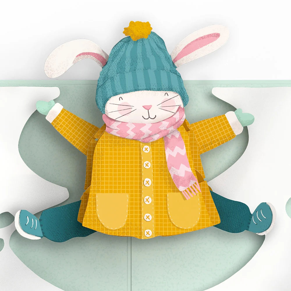 Lovepop Let It Snow Winter Bunny Pop-Up Card and Sentiment Set for Son