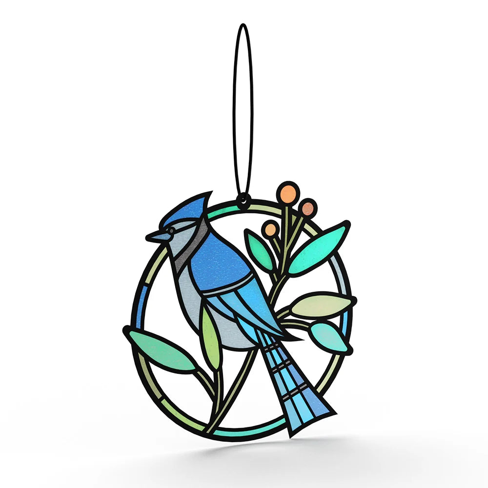 Lovepop Simple Hello Blue Jay Suncatcher Card