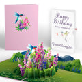 Lovepop Lupine Hummingbird Birthday Pop-Up Card and Sentiment Set for Granddaughter