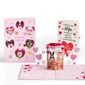 Lovepop Love You Furever Dog Kisses Valentine Pop-Up Card and Sentiment Set for Wife