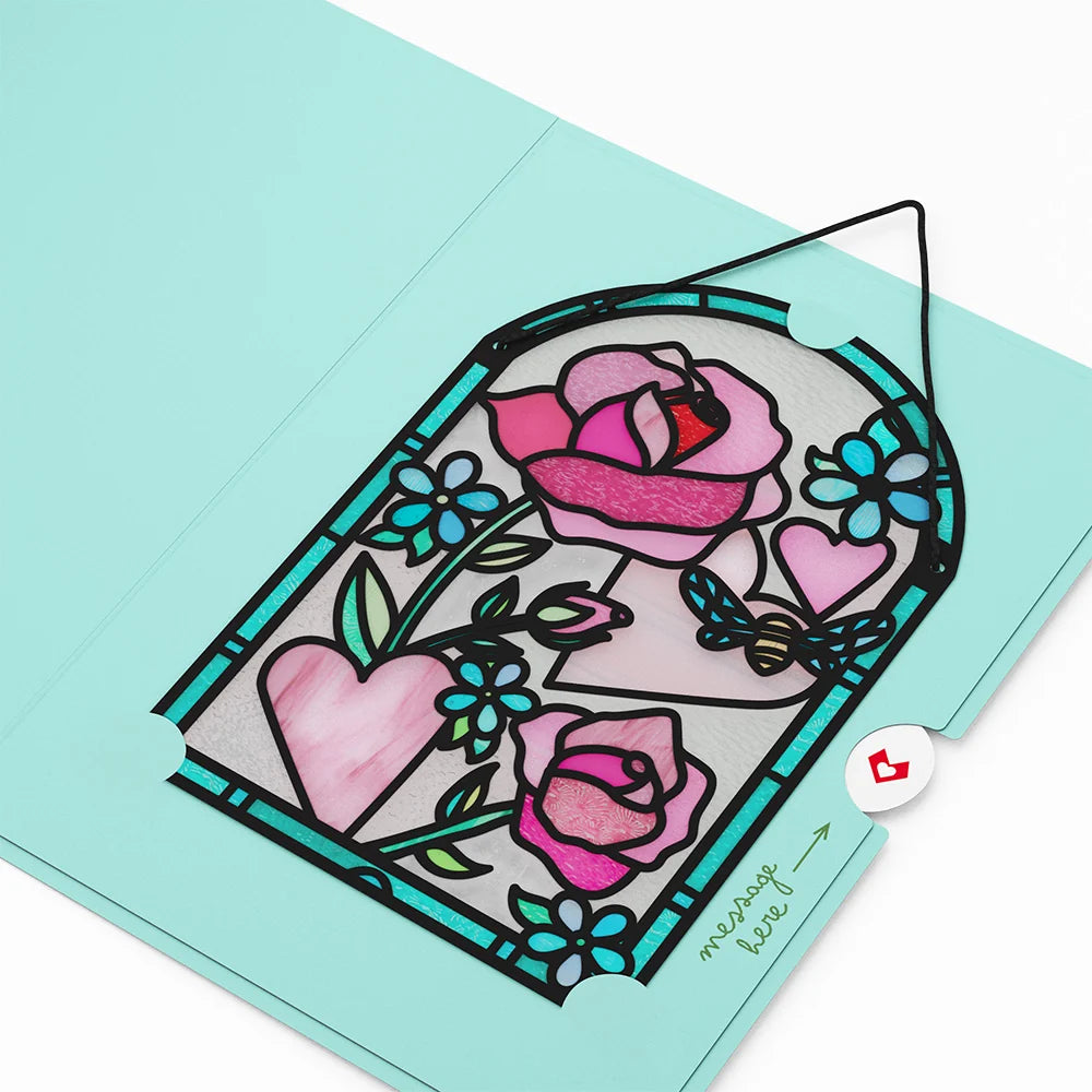 Lovepop Bee Mine Suncatcher Card