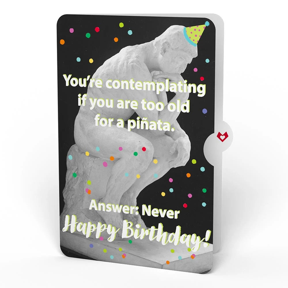 Lovepop Grim Reaper Dark Humor Birthday with The Thinker Pop-Up Card and Sentiment Set