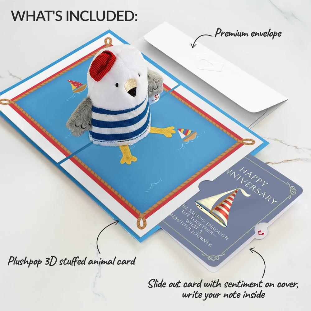 Lovepop ‘Ahoy There’ Anniversary Plushpop Card and Sentiment Set