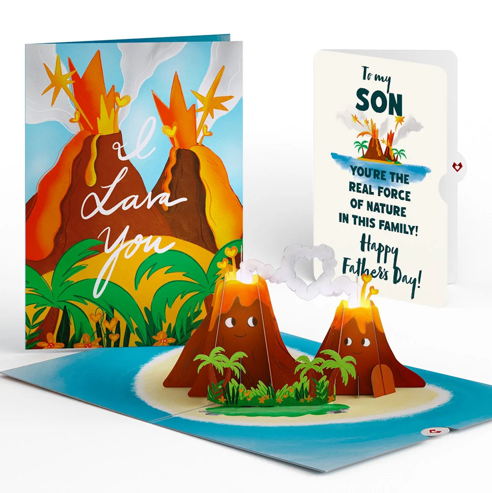 Lovepop I Lava You Father’s Day Light-Up Pop-Up Card and Sentiment Set for Son