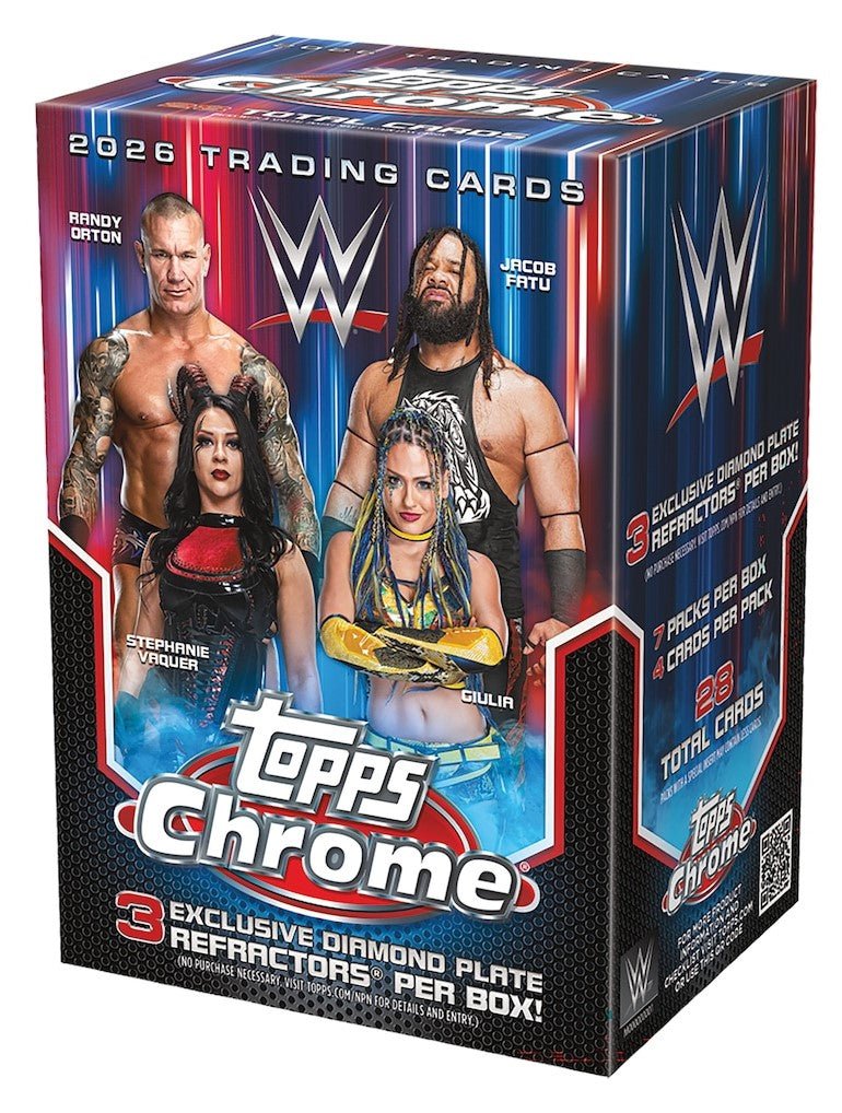 2026 TOPPS WWE Chrome – Value Box