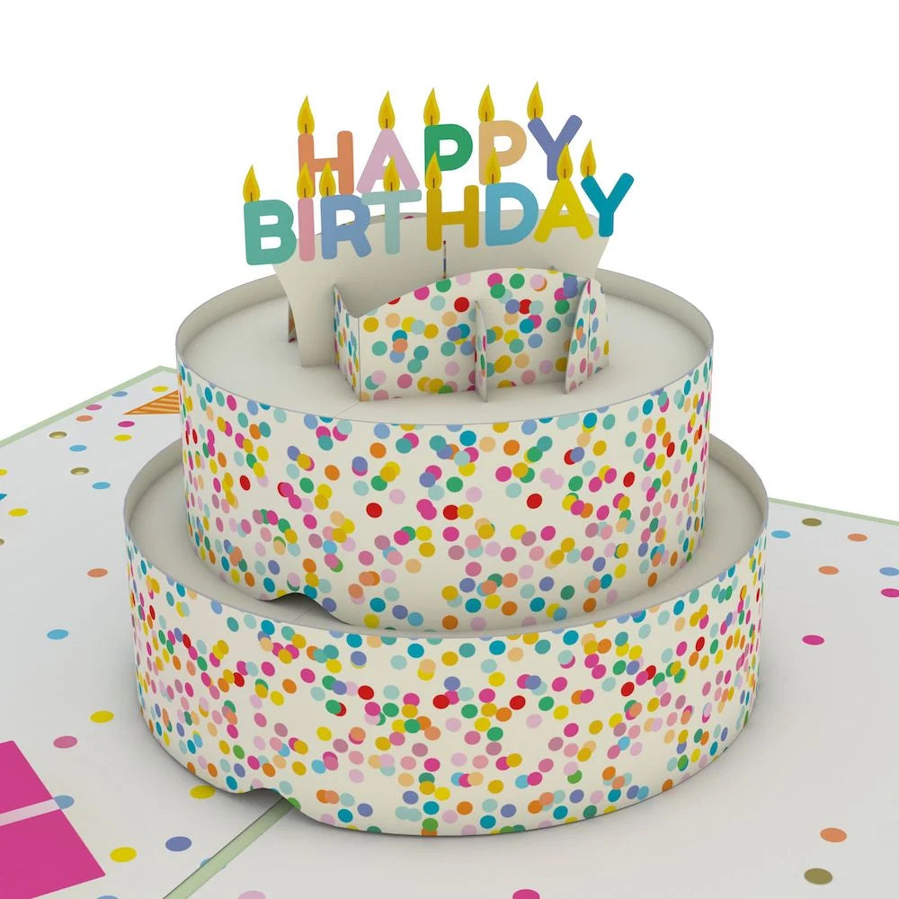 Lovepop Sprinkles Birthday Cake Pop-Up Card and Sentiment Set
