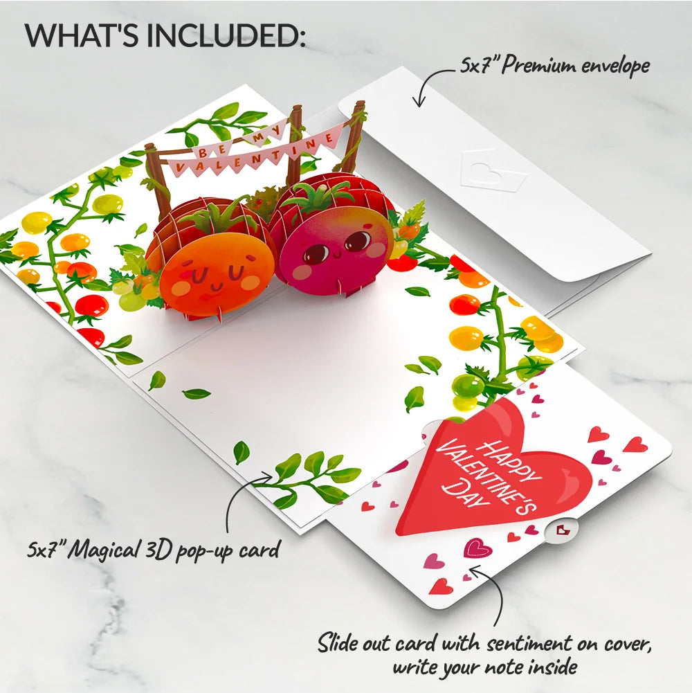 Lovepop I Love You From Head To-Ma-Toes Valentine Pop-Up Card and Big Sweet Heart Sentiment Set