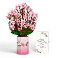Lovepop Cherry Blossom Mother’s Day Bouquet and Sentiment Set for Mom Vase