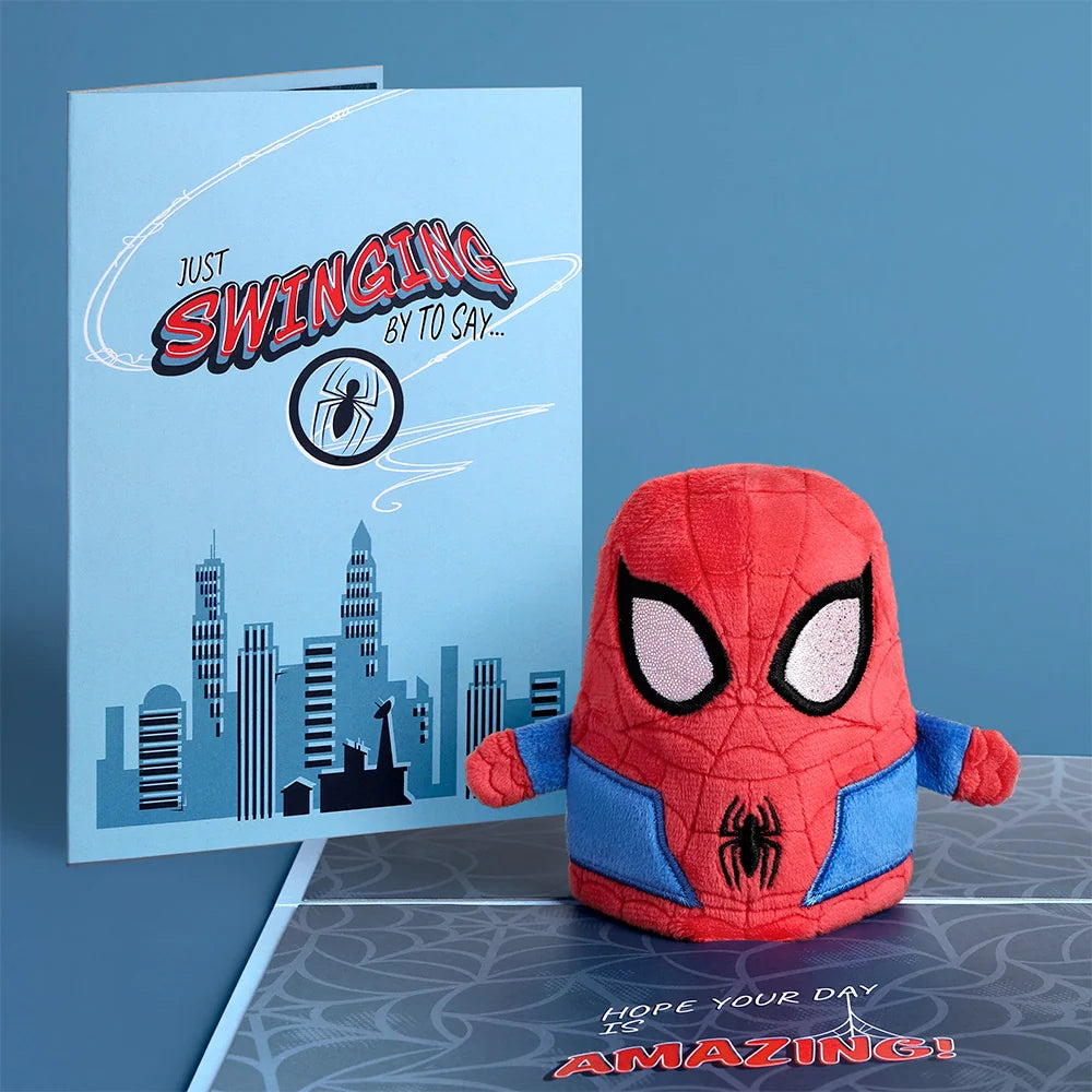 Lovepop Marvel’s Spider-Man Plushpop Card & Flower Buds Bouquet Bundle