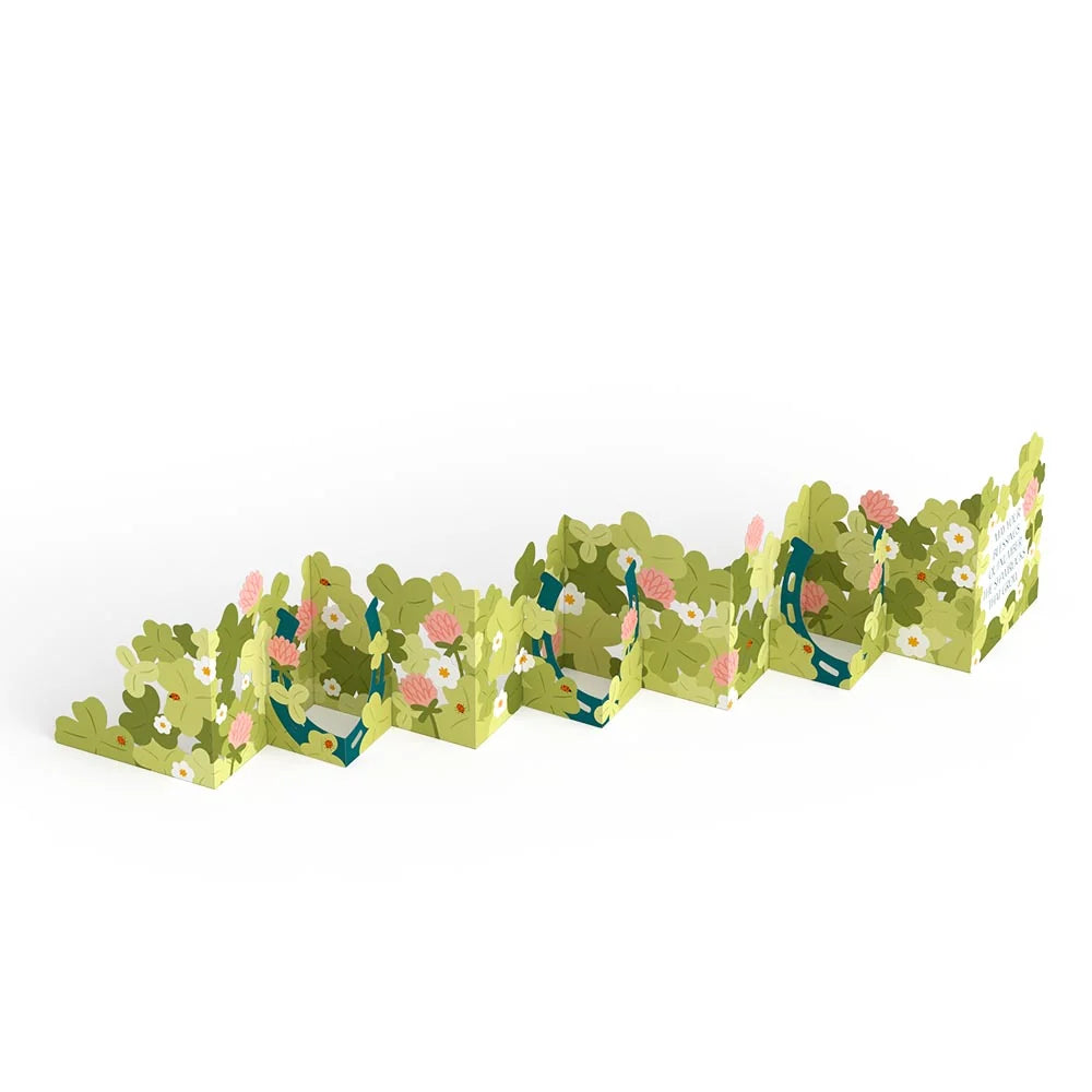 Lovepop Shamrock Blessings Loooooong Card (Expands to 2 feet)