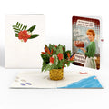 Lovepop Tropical Flower Basket Birthday Pop-Up Card and More Cake More Awesome Sentiment Set