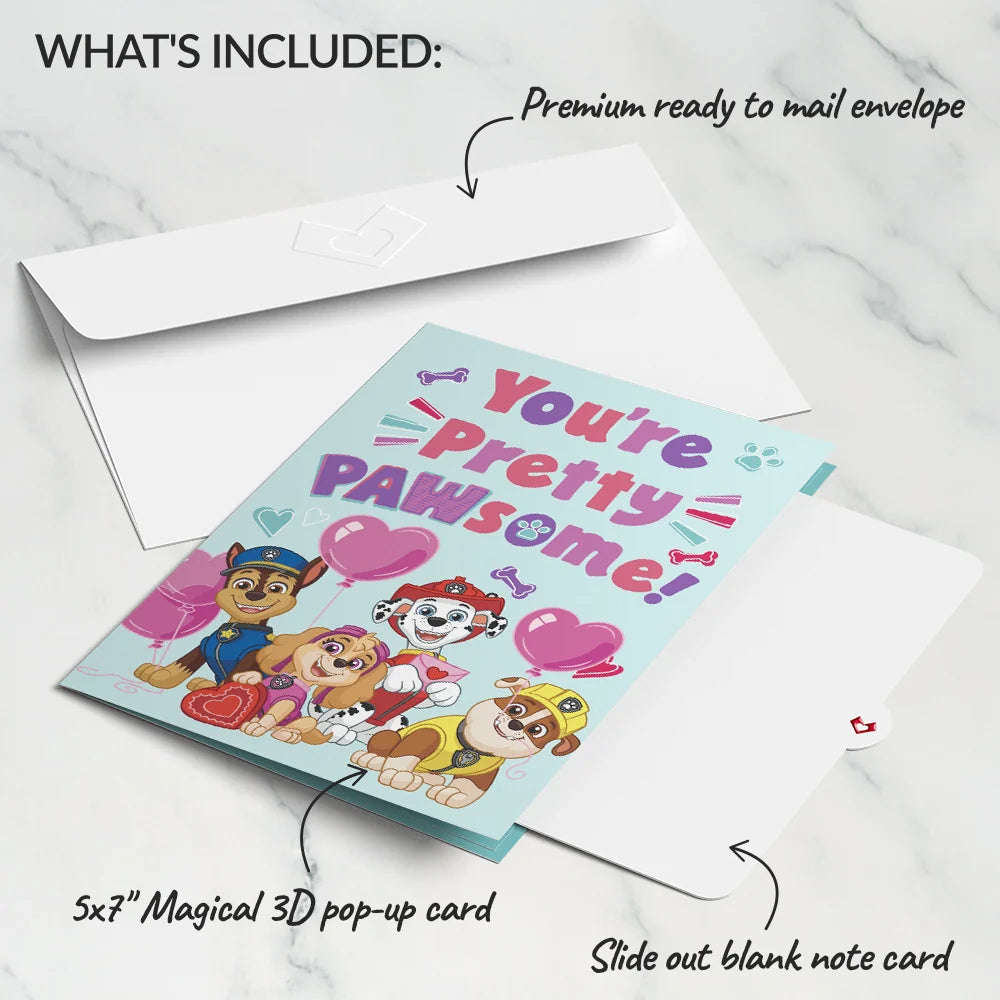 Lovepop PAW Patrol You’re Pretty PAWsome Pop-Up Card Glass