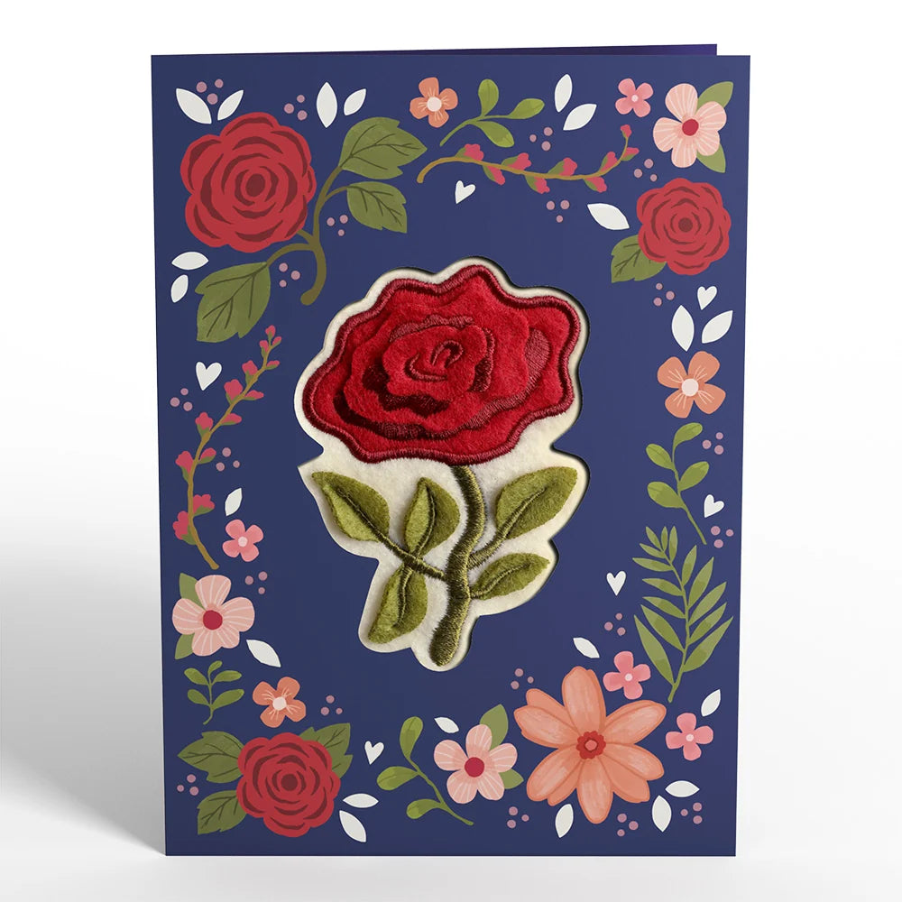 Lovepop Everlasting Rose HeartFelt Charm Card