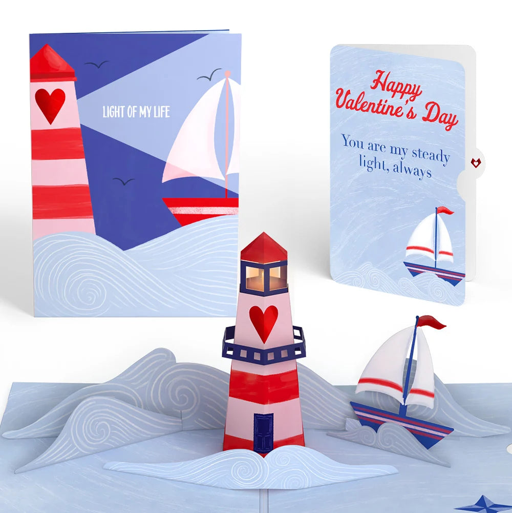Lovepop Light of My Life Valentine Light-Up Pop-Up Card and Sentiment Set