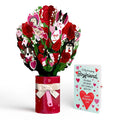 Lovepop I Woof You Dog Valentine Bouquet and Sentiment Set for Boyfriend Vase