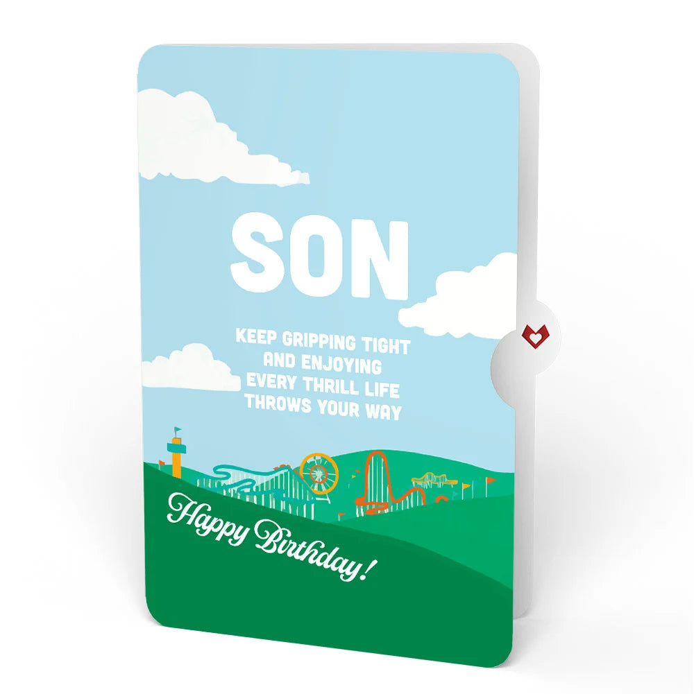 Lovepop Over the Hill Birthday Pop-Up Card and Sentiment Set for Son