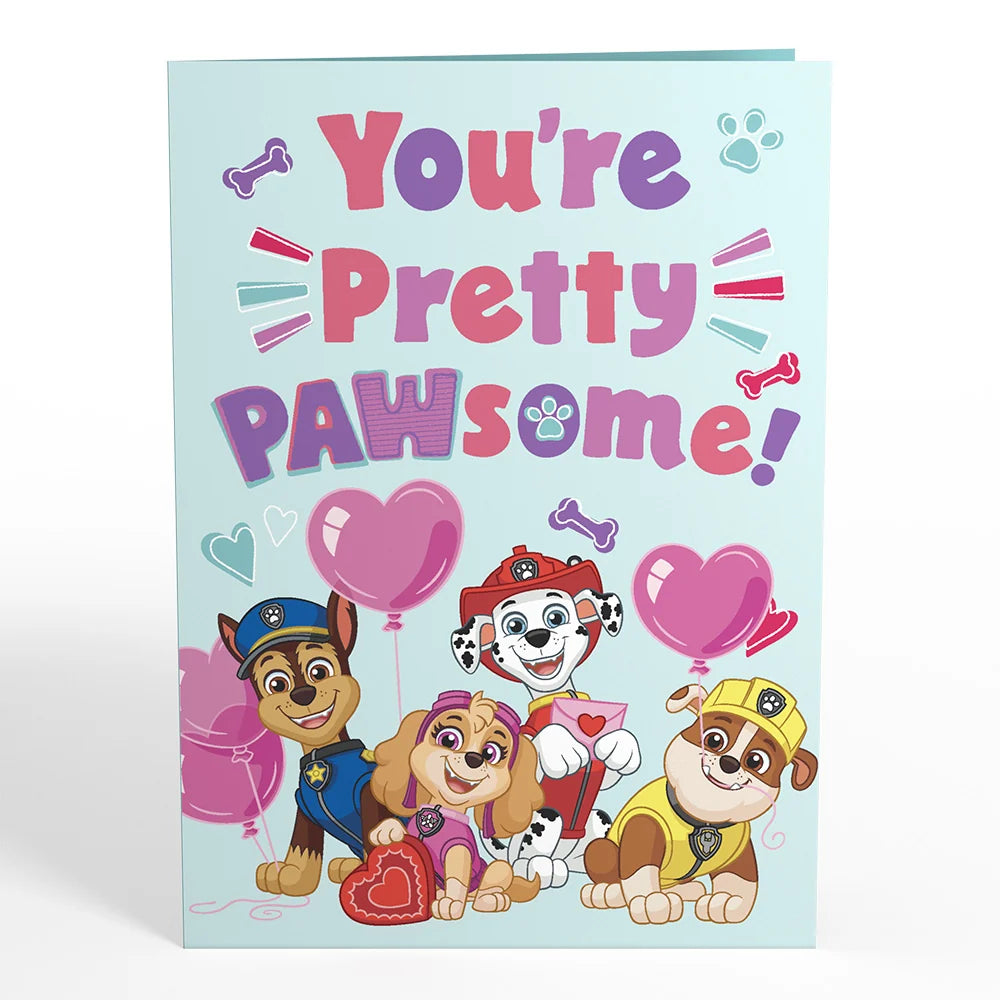 Lovepop PAW Patrol You’re Pretty PAWsome Pop-Up Card Glass