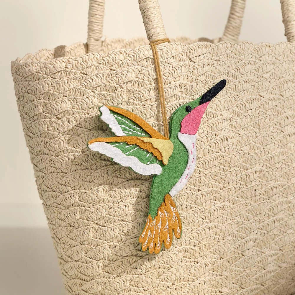 Lovepop Serene Hummingbird HeartFelt Charm Card