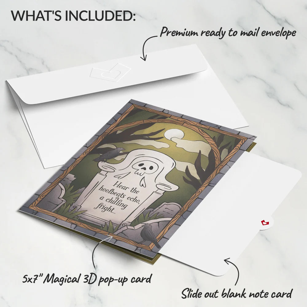 Lovepop Headless Horseman Halloween Pop-Up Card