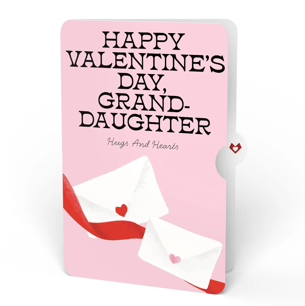 Lovepop French Love Dog Valentine Plushpop Card and Sentiment Set for Granddaughter