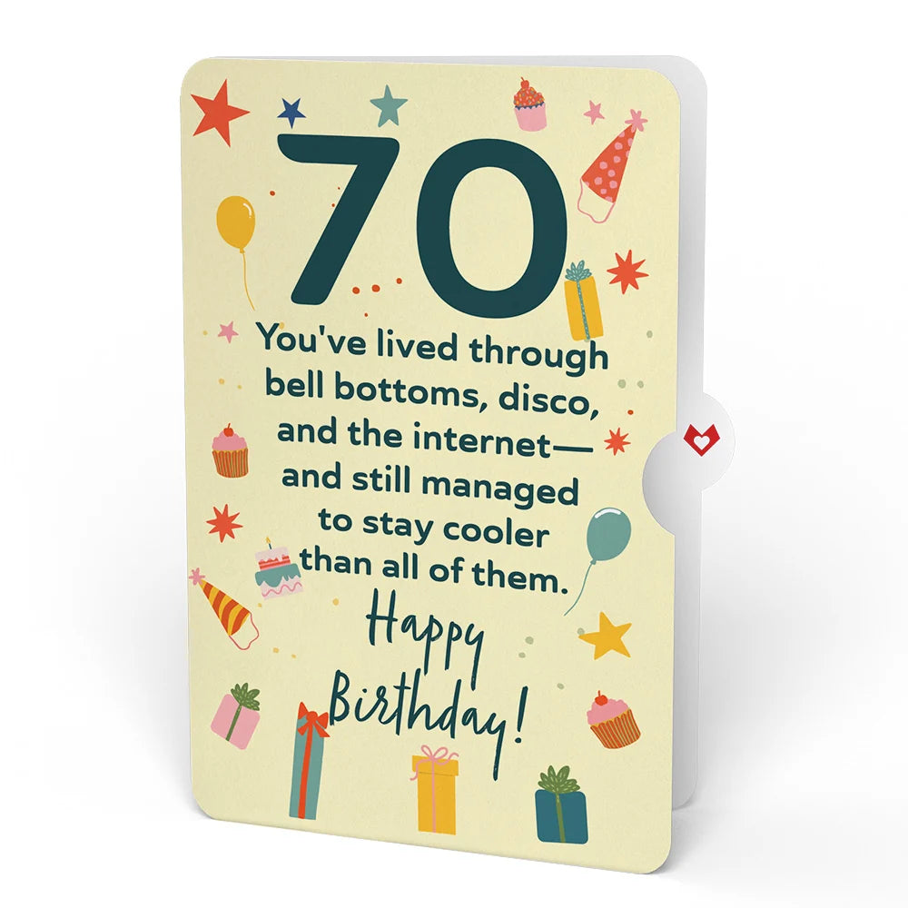 Lovepop Party Cats 70th Birthday Pop-Up Card and Sentiment Set