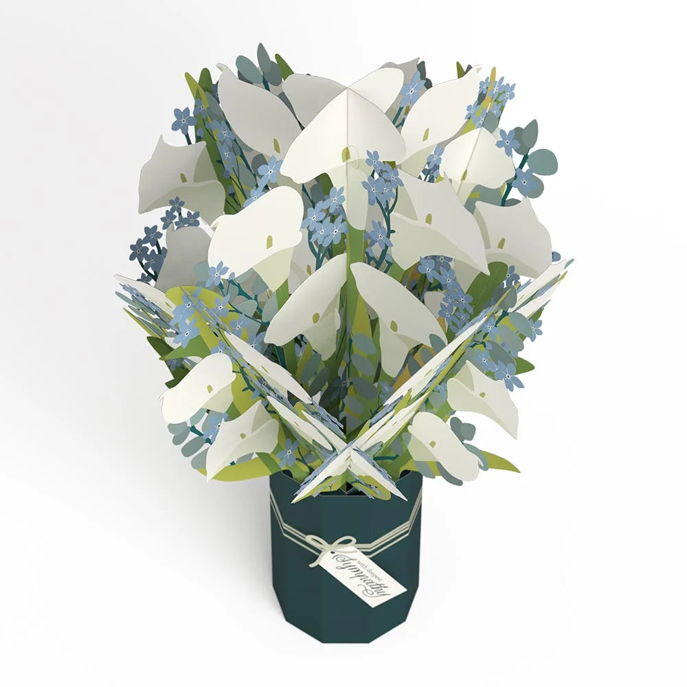 Lovepop Deepest Sympathy Calla Lilly Bouquet